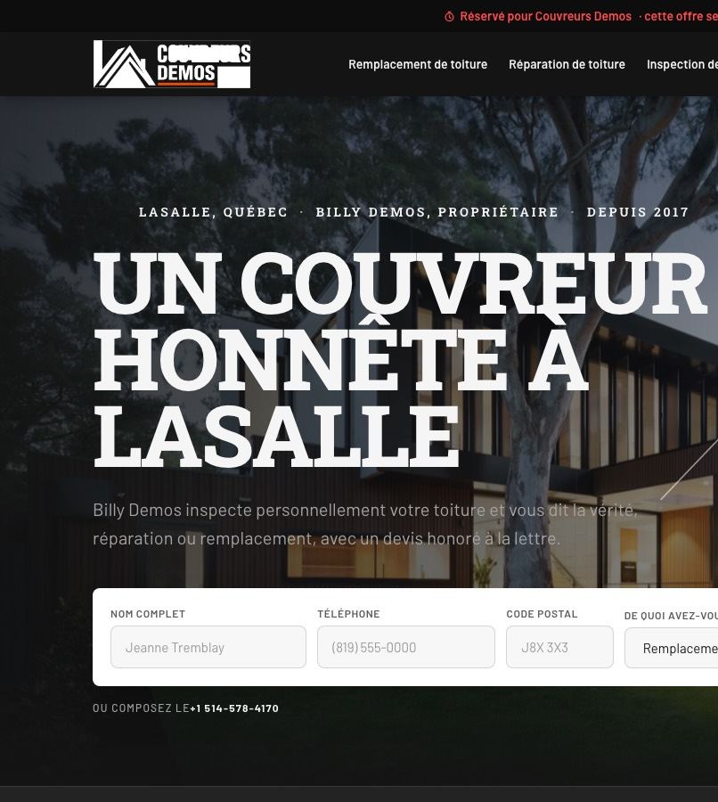 Couvreurs Demos Drop